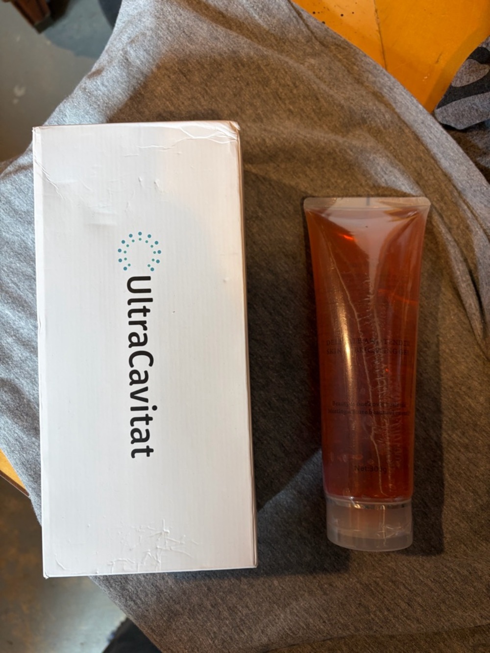 UltraCavitat Skin Gel Tube - Amber Gel